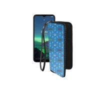 Купить - чехол для смартфона  Чехол-кошелек из экокожи для телефона Nokia 1.4 Фэшн голубой