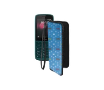 Купить - чехол для смартфона  Чехол-кошелек из экокожи для телефона Nokia 215 4G Фэшн голубой