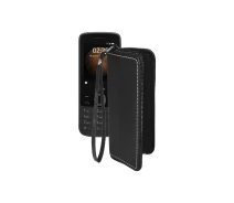 Купить - чехол для смартфона  Чехол-кошелек из экокожи для телефона Nokia 225 4G Черный матовый