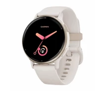 Купить - смарт-часы  Смарт-часы Garmin vivoactive 5 Cream Gold Aluminum Bezel with Ivory Case and Silicone Band (010-02862-11)