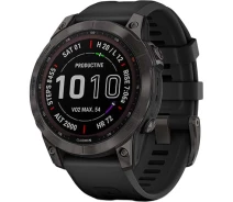 Купить - смарт-часы  Смарт-часы Garmin Fenix 7 Sapphire Solar Black DLC Titanium with Black Band (010-02540-34/35)