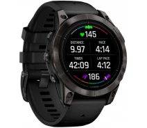 Купить - смарт-часы  Смарт-часы Garmin Epix Pro Gen 2 Sapphire 47mm Carbon G. DLC Tit. with Black Band (010-02803-10/11)