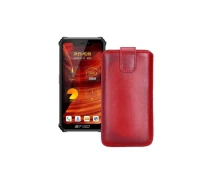 Купить - чехол для смартфона  Вытяжка из экокожи для телефона Oukitel F150 H2022 Красный