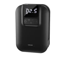 Купить - автокомпрессор  Портативный автомобильный насос Usams US-ZB215 Mini Car Air Pump 5000mAh Black (CQBZB21501)