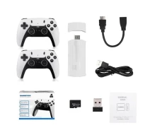 Купить - игровую консоль  Детская игровая консоль / приставка ZUIDID X8-PLUS 64GB 20000 игр + два беспроводных контроллера, белая (79019862)