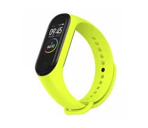 Купить - аксессуар к смарт-чсасам  Ремешок к браслету Mi Band 4 3 силиконовый Салатовый (1506220087)