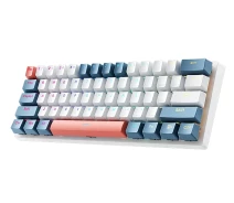 Купить - клавиатуру  Клавиатура механическая с HOT-SWAP Machenike K500 61Key, RED SWITCH, USB-A, EN/UKR, White/Grey color, RGB (K500B61R)