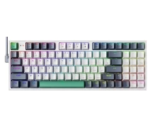 Купить - клавиатуру  Клавиатура механическая с HOT-SWAP Machenike K500 94Key, RED SWITCH, USB-A, EN/UKR, White color, RGB (K500-94R)