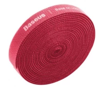 Купить - органайзер для провода и кабеля  Лента липучка для кабеля Baseus Colourful Circle Velcro strap 3m  ACMGT-F09 Red