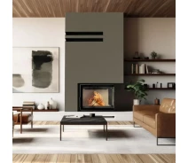 Купить - топку и печь  Каминная топка Kratki FLOKI права 8 KW Ø 160