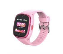 Купить - смарт-часы  Детские смарт часы Lemfo LT06 с кнопкой SOS, голосовым чатом, поддержкой 4G и GPS Розовый