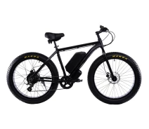 Купить - электровелосипеды  Электровелосипед WENDAT FATBIKE 26" 48V 19Ah 1000W рама 20" со съемной батареей черный матовый