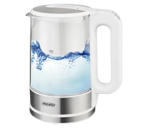 Купить - электрочайник  Электрочайник Mesko MS 1301 white с регулятором темп. (85816)