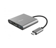 Купить - кардридер  Концентратор Trust Dalyx 3-in-1 Multiport USB-C (23772)