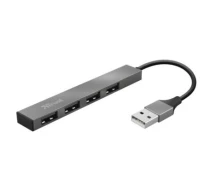 Купить - кардридер  Концентратор Trust Halyx Aluminium 4-Port Mini USB Hub (23786_TRUST)
