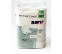 Купить - одноразовую пеленку  Одноразовые пеленки Seni Soft Basic 60x60 см - 30 шт - 60х60 см