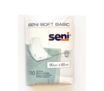 Купить - одноразовую пеленку  Одноразовые пеленки Seni Soft Basic 60x90 см - 10 шт - 60х90 см