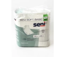 Купить - одноразовую пеленку  Одноразовые пеленки Seni Soft Basic 60x90 см - 30 шт - 60х90 см