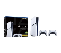 Купить - игровую консоль  Игровая консоль PlayStation Sony 5 Slim Digital Edition (2 геймпада Dualsense) (1000042066)