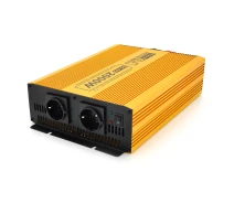 Купить - преобразователь напряжения  Инвертор напряжения Mexxsun MXSPSW-2000, 12V/220V, 2000W с правильной синусоидой, 2 Shuko, клемные провода, Q2 (29182)