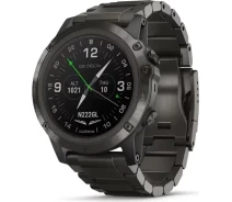 Купить - смарт-часы  Смарт-часы Garmin D2 DELTA PX AVIATOR WATCH WITH CARBON GRAY TITANIUM BAND 51mm (010-01989-30)
