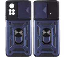 Купить - чехол для смартфона  Ударопрочный чехол Camshield Serge Ring for Magnet для Xiaomi Poco X4 Pro 5G (Синий) (1339805)