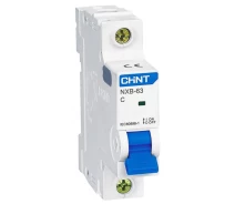 Купить - автоматический выключатель  Автоматический выключатель CHINT NXB-63 1P 6A 6 кА C (814012)