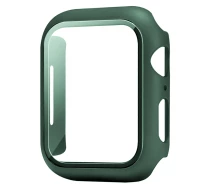 Купить - аксессуар к смарт-чсасам  Чехол с защитным стеклом Protective Cover with Glass для Apple Watch 45mm темно-green