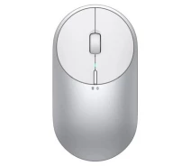 Купить - мышку для ноутбука  Мышь беспроводная Xiaomi Mi Portable mouse 2 BXSBMW02 серебристая BXSBMW02 (15578)