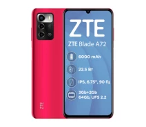 Купить - смартфон и мобильный телефон  Смартфон ZTE BLADE A72 3/64 GB Red - Refurbished