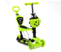 Купить - самоката  Самокат Scooter 5в1 с родительской ручкой 311B салатовый (2000903507352)