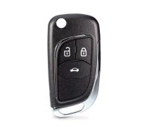 Купить - ключ зажигания  Выкидной ключ, корпус под чип, 3кн DKT0269, Chevrolet, HU100, NEW