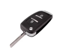 Купить - ключ зажигания  Выкидной ключ, корпус под чип, 2кн DKT0269, Citroen, ниша CE0536, HU83