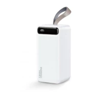 Купить - power bank  Повербанк со светильником 50000mAh WK Minre Digital Display Power Bank WP-283 2xUSB 5V*2.1A (Белый)