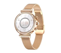Купить - смарт-часы  Смарт-часы женские LEMFO I110 стальной ремешок Gold (16732)