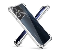 Купить - чехол для смартфона  Чехол Fiji Proof для Tecno POVA NEO 3 (LH6n) прозрачный бампер с усиленными бортами Transparent