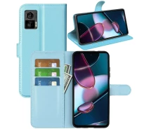 Купить - чехол для смартфона  Чехол-книжка Litchie Wallet для Motorola Edge 30 Neo Light Blue