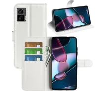 Купить - чехол для смартфона  Чехол-книжка Litchie Wallet для Motorola Edge 30 Neo White
