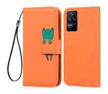 Купить - чехол для смартфона  Чехол-книжка Animal Wallet для Poco F4 / Redmi K40s Frog