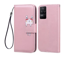 Купить - чехол для смартфона  Чехол-книжка Animal Wallet для Poco F4 / Redmi K40s Rabbit