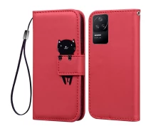 Купить - чехол для смартфона  Чехол-книжка Animal Wallet для Poco F4 / Redmi K40s Cat