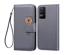 Купить - чехол для смартфона  Чехол-книжка Animal Wallet для Poco F4 / Redmi K40s Bear