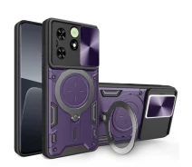 Купить - чехол для смартфона  Защитный чехол Deexe Magnetic Space для TECNO Spark Go 2024 / Spark 20 / 20C - Purple