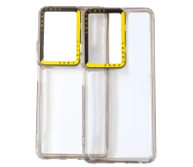 Купить - чехол для смартфона  Чехол-накладка Lucky Case для OnePlus Nord N30 SE 5G/Oppo A79 5G с двухцветной рамкой black с желтым.