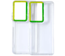 Купить - чехол для смартфона  Чехол-накладка Lucky Case для OnePlus Nord N30 SE 5G/Oppo A79 5G с двухцветной рамкой green