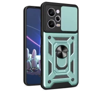 Купить - чехол для смартфона  Чехол Fiji Camera Defence для Xiaomi Poco X5 Pro 5G бампер с защитой камеры и подставкой Green