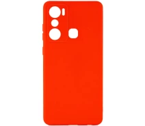 Купить - чехол для смартфона  Чехол Fiji Style для Infinix Hot 20i (X665E / X665C) силикон бампер с защитой блока камер красный