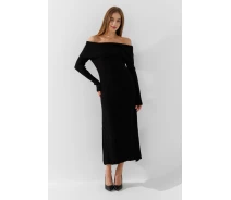 Купить - повседневное платье  Платье однотонное женское Park karon 10793 One Size Черный (2000990782175)