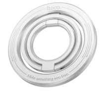 Купить - аксессуар для смартфона  Кольцо-держатель Hoco GH2 магнитный для телефона Универсальный Apple/Android Серебристый
