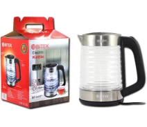 Купить - электрочайник  Электрический чайник с LED-подсветкой BITEK BT-3117 2,0л 2400Вт (42161-BT-3117_498)